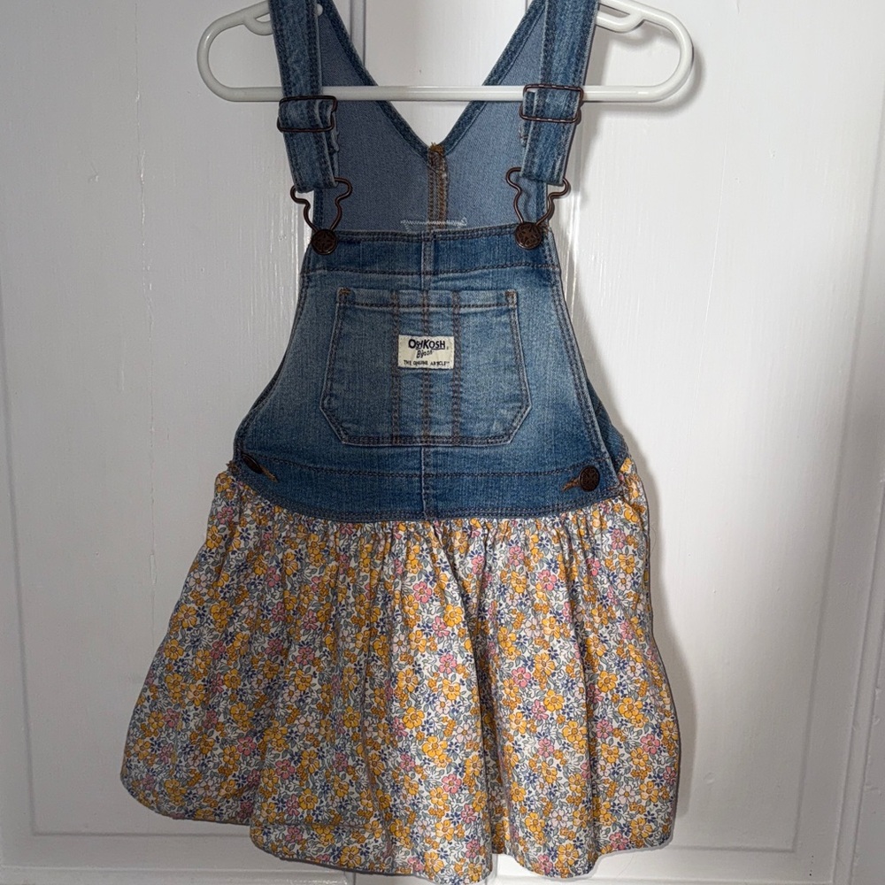 OshKosh B'gosh Denim Floral Skirtall